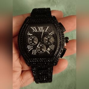 Black Crystal Watch